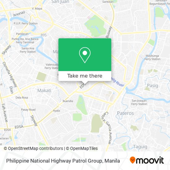 Philippine National Highway Patrol Group map