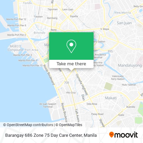 Barangay 686 Zone 75 Day Care Center map