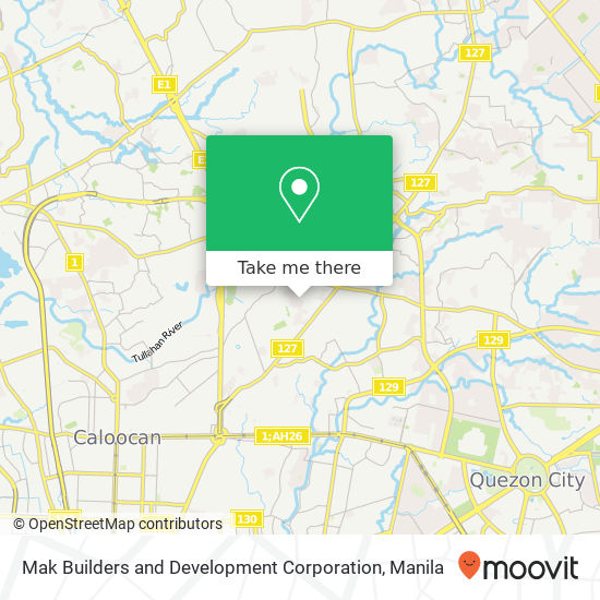 Mak Builders and Development Corporation map