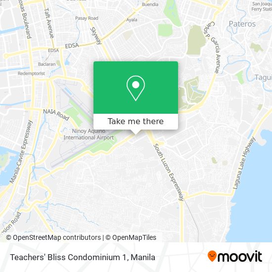 Teachers' Bliss Condominium 1 map