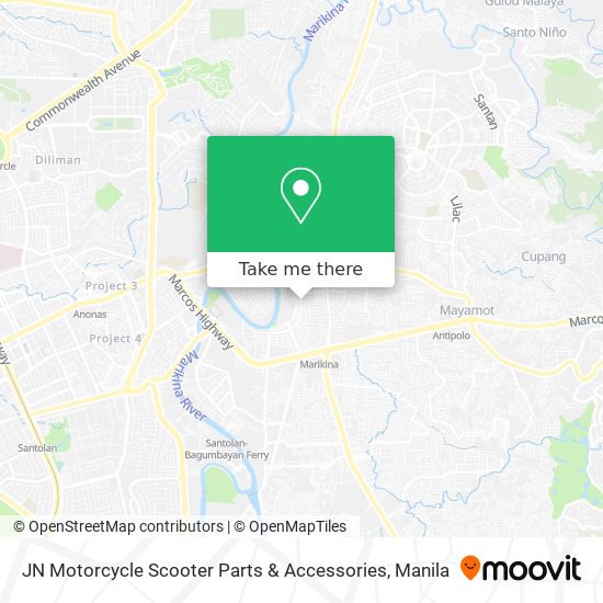 JN Motorcycle Scooter Parts & Accessories map