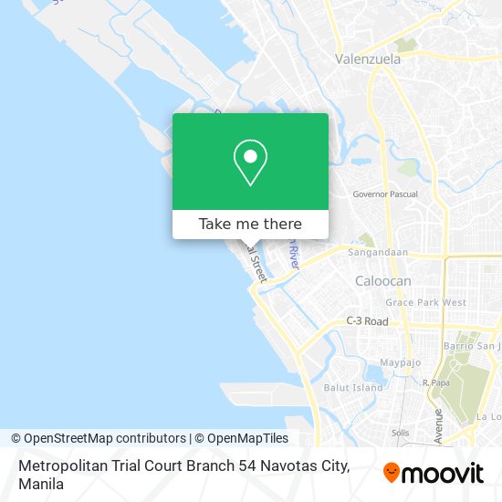 Metropolitan Trial Court Branch 54 Navotas City map