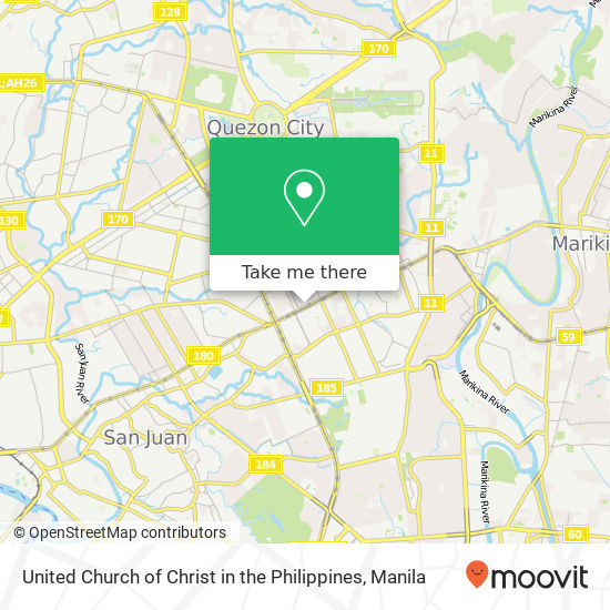 United Church of Christ in the Philippines map