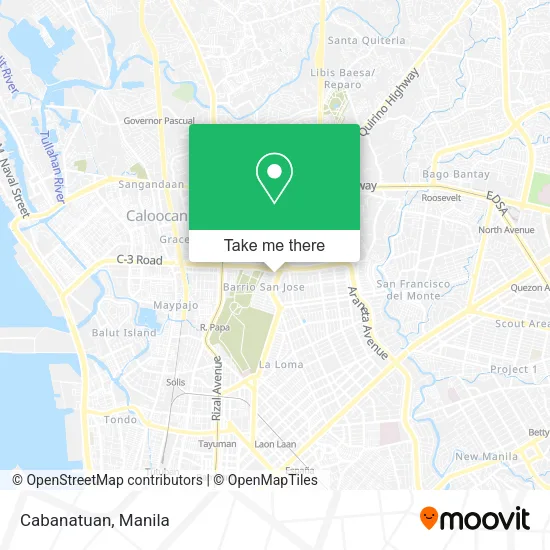 Cabanatuan map