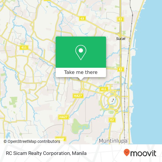 RC Sicam Realty Corporation map
