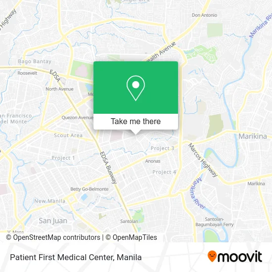 Patient First Medical Center map
