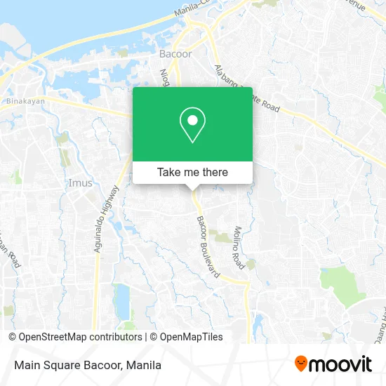 Main Square Bacoor map