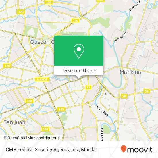 CMP Federal Security Agency, Inc. map