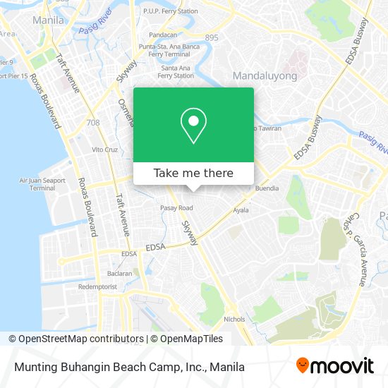 Munting Buhangin Beach Camp, Inc. map