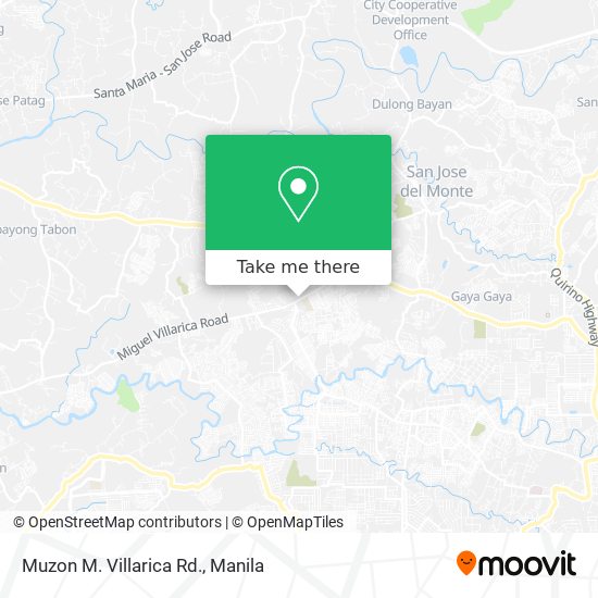 Muzon M. Villarica Rd. map