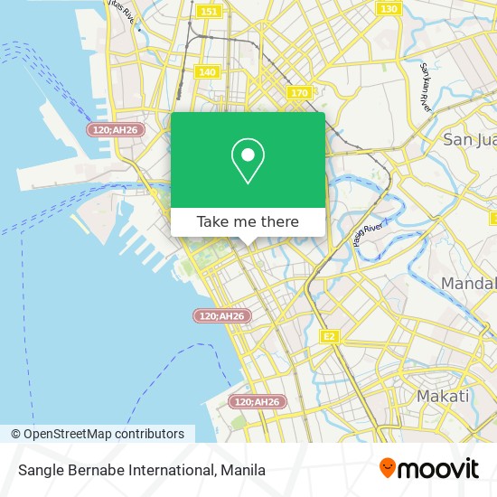 Sangle Bernabe International map