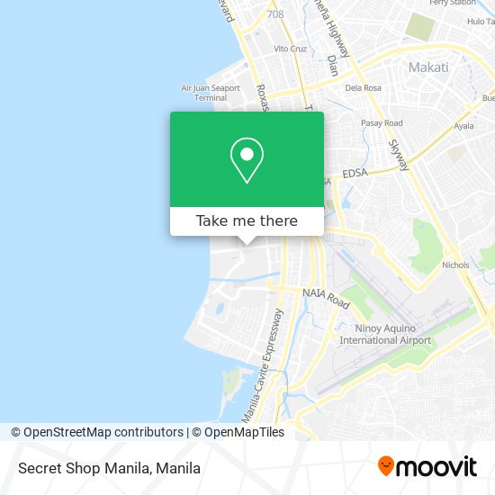 Secret Shop Manila map