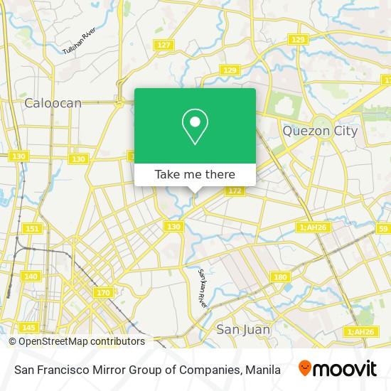 San Francisco Mirror Group of Companies map
