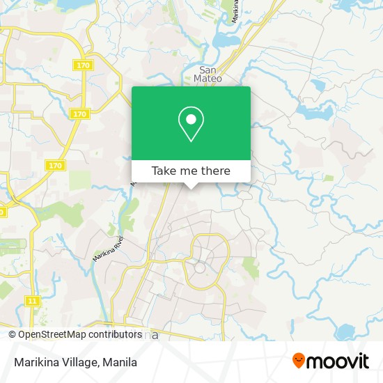 Marikina Village map