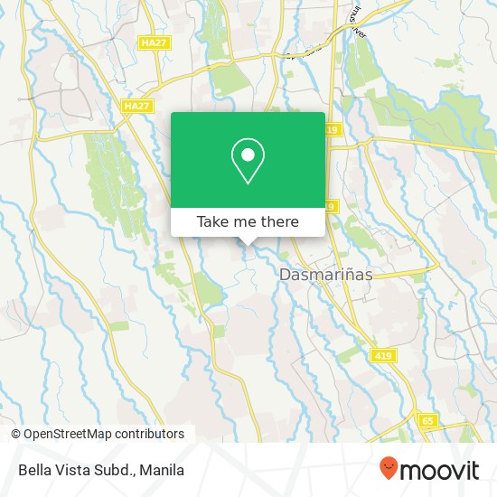 Bella Vista Subd. map