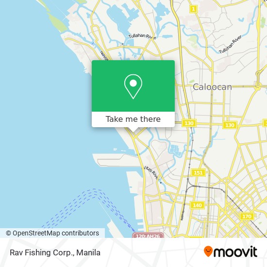 Rav Fishing Corp. map