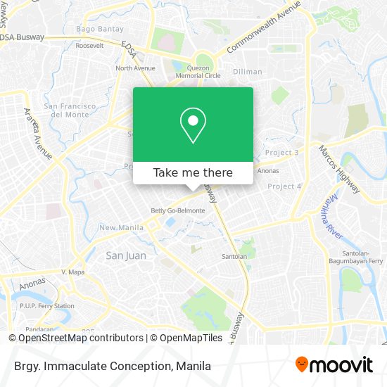 Brgy. Immaculate Conception map