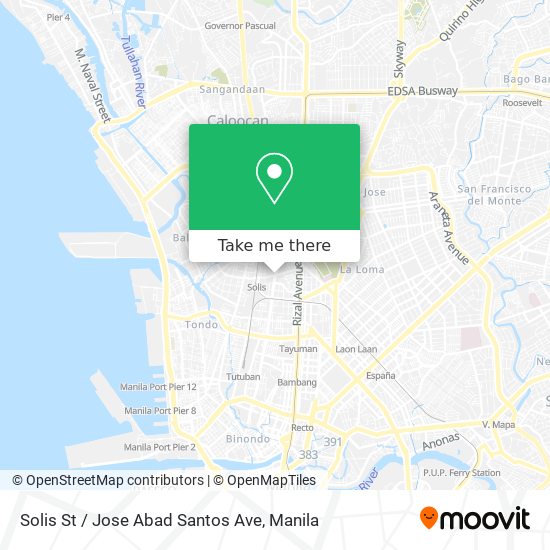 Solis St / Jose Abad Santos Ave map