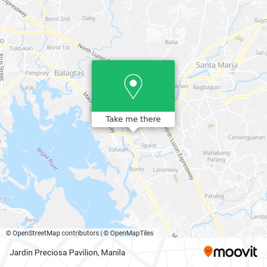 Jardin Preciosa Pavilion map