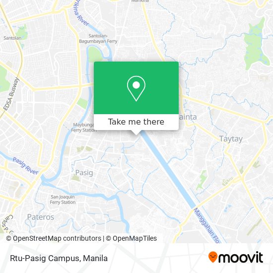 Rtu-Pasig Campus map