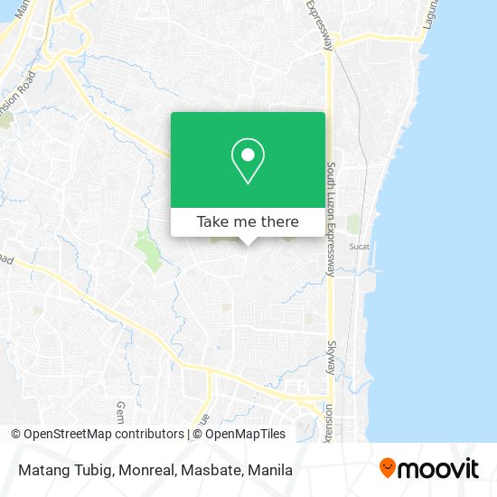 Matang Tubig, Monreal, Masbate map