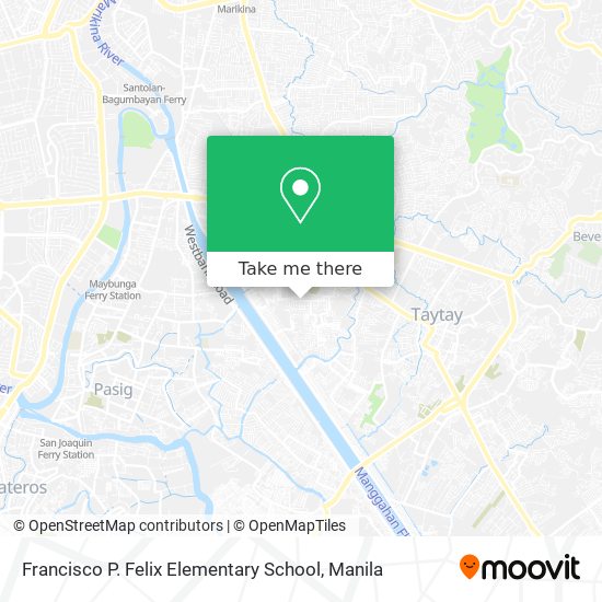 Francisco P. Felix Elementary School map