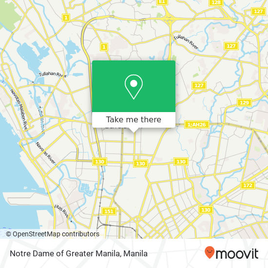 Notre Dame of Greater Manila map