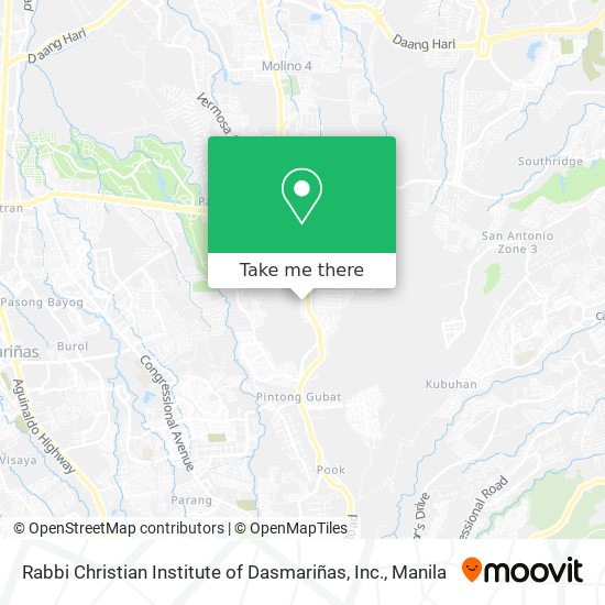 Rabbi Christian Institute of Dasmariñas, Inc. map