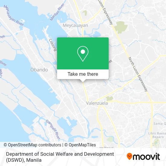 Department of Social Welfare and Development (DSWD) map
