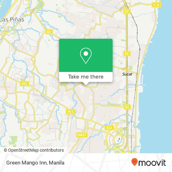 Green Mango Inn map