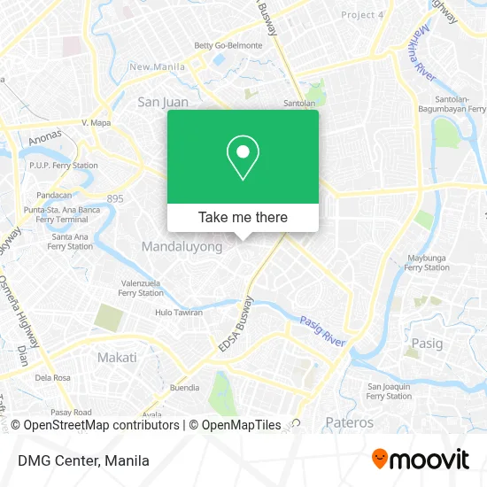 DMG Center map