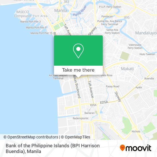 Bank of the Philippine Islands (BPI Harrison Buendia) map