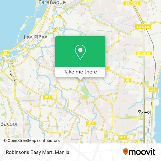 Robinsons Easy Mart map