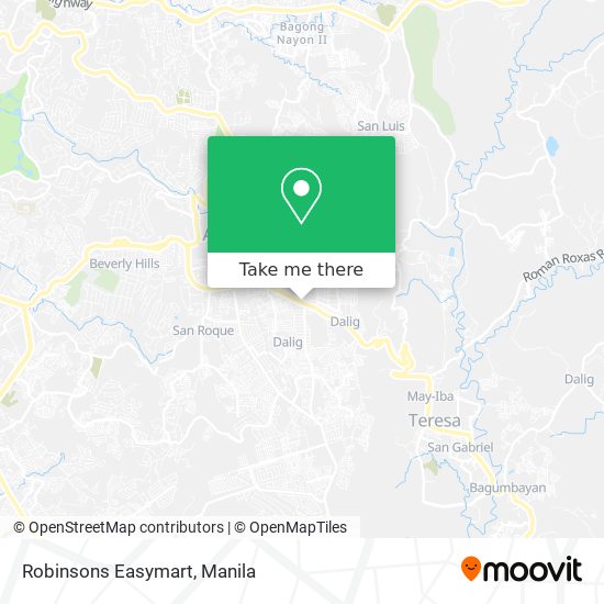 Robinsons Easymart map