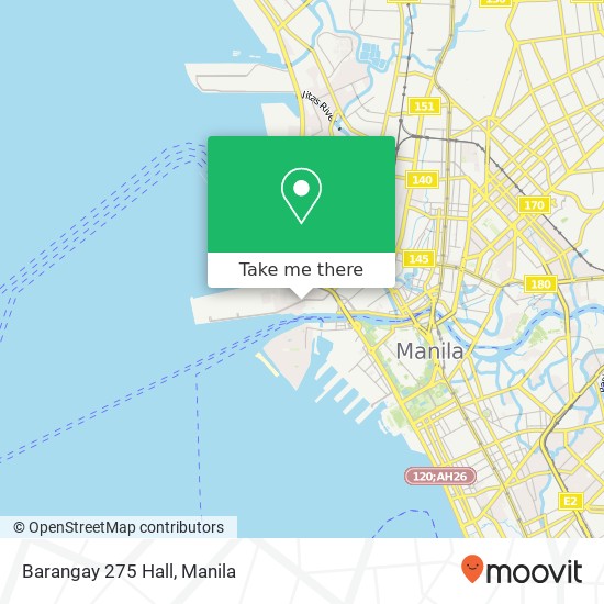 Barangay 275 Hall map