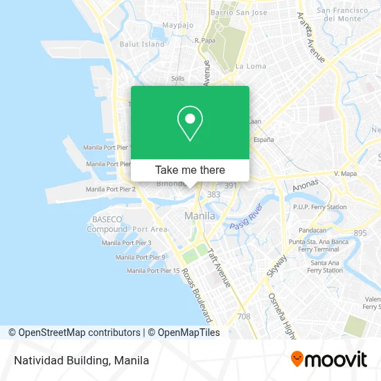 Natividad Building map
