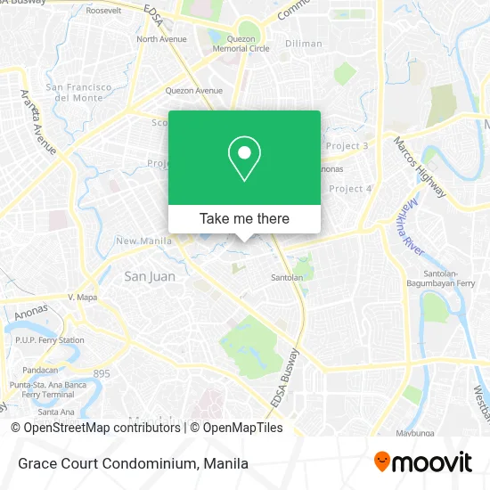Grace Court Condominium map