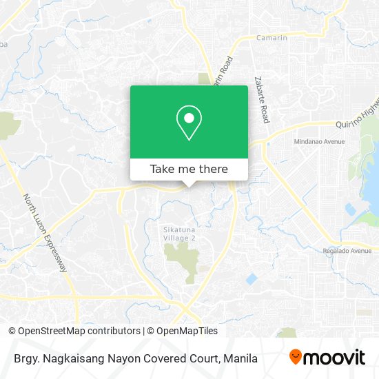 Brgy. Nagkaisang Nayon Covered Court map