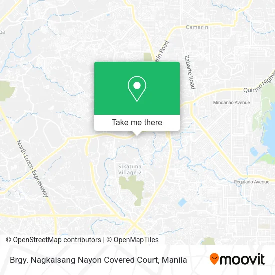 Brgy. Nagkaisang Nayon Covered Court map