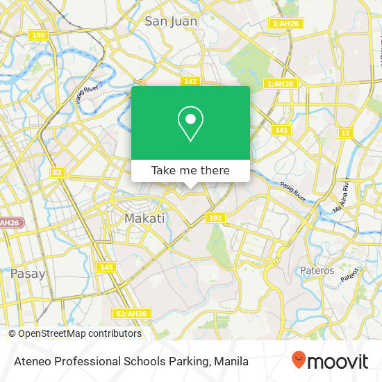 Ateneo Professional Schools Parking map