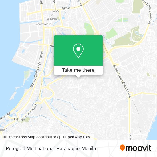 Puregold Multinational, Paranaque map