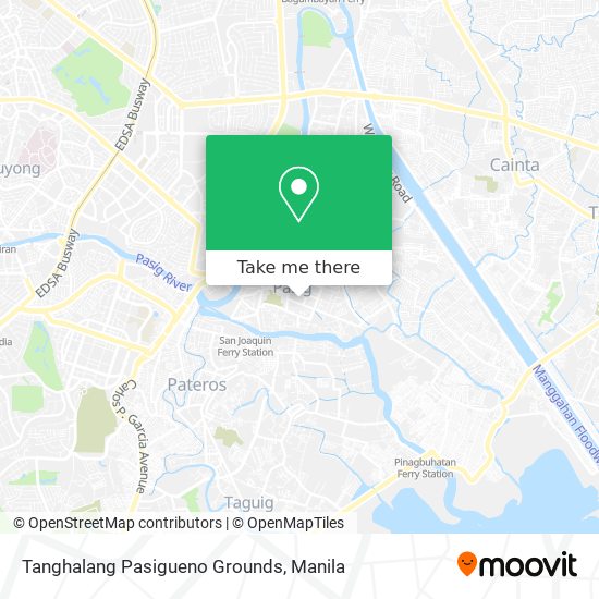 Tanghalang Pasigueno Grounds map