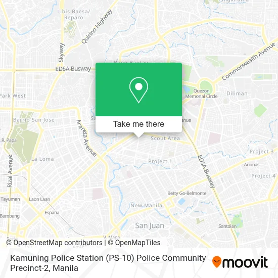 Kamuning Police Station (PS-10) Police Community Precinct-2 map