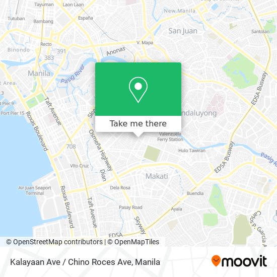 Kalayaan Ave / Chino Roces Ave map