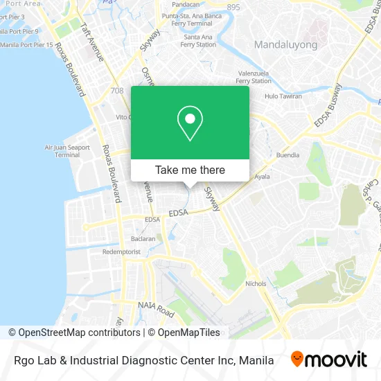 Rgo Lab & Industrial Diagnostic Center Inc map