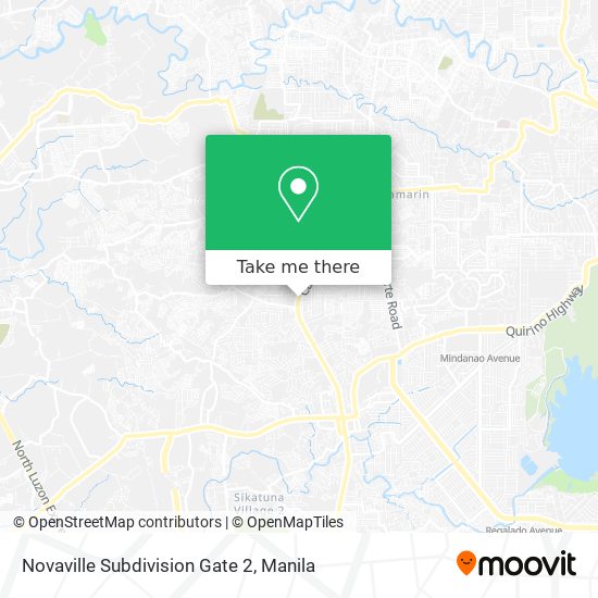 Novaville Subdivision Gate 2 map