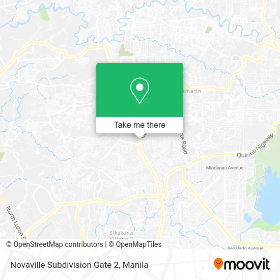 Novaville Subdivision Gate 2 map
