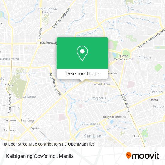 Kaibigan ng Ocw's Inc. map