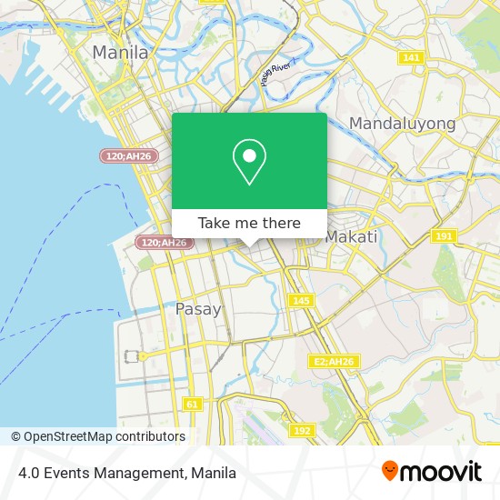 4.0 Events Management map