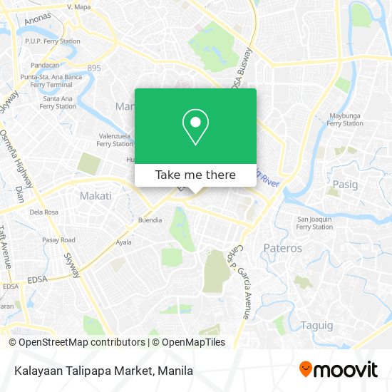 Kalayaan Talipapa Market map